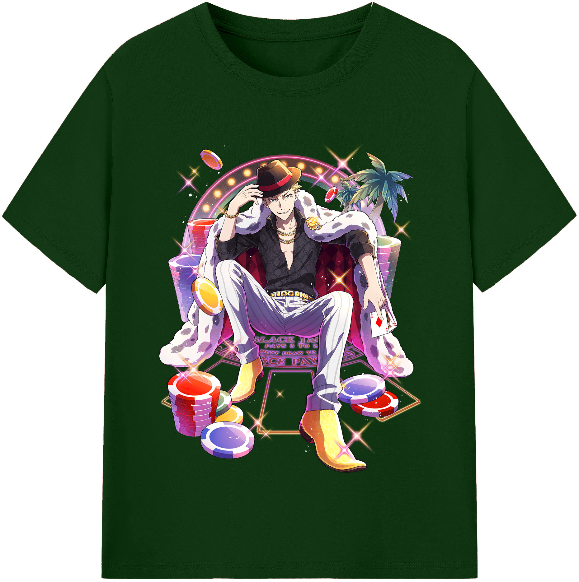 （画像用） 文豪ストレイドッグス Bungo Stray Dogs 綿100％半袖Tシャツ（フロントプリント）